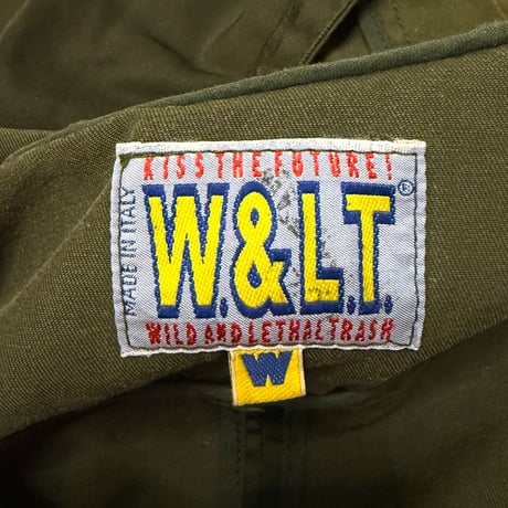 【USED】90's W.&L.T. Wild And Lethal Trash 98ss EMBOSSING JACKET
