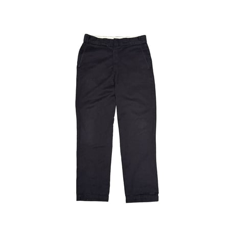 【USED】80's-90's Dickies Black Work Slacks Made in USA