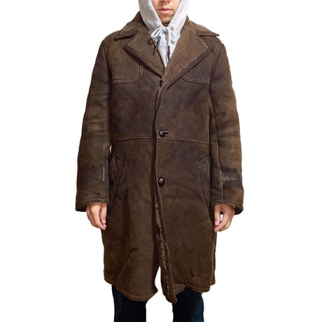 【USED】80'S BAILY'S GLASTONBURY SHEEPSKIN COAT