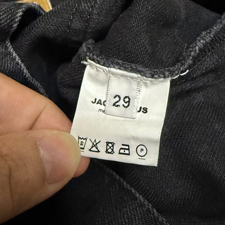 【USED】JACQUEMUS LE GADJO 6-POCKET BLACK JEANS