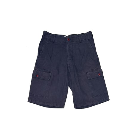 【USED】90's ARMANI JEANS DRY COTTON CARGO SHORTS