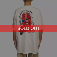 【USED】90's NIKE Swoosh Future Graphic T-shirt