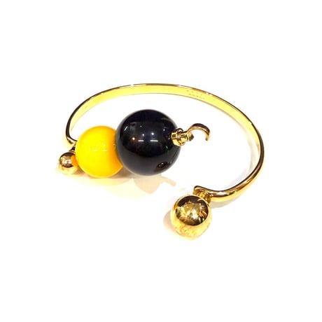 【USED】MARNI Color Ball Gold Bangle