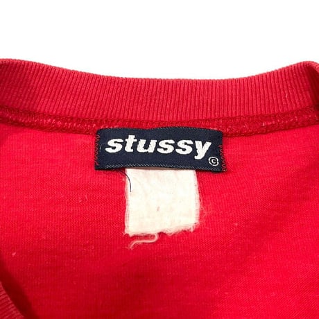 【USED】90'S-00'S STUSSY DHL COLOR T-SHIRT