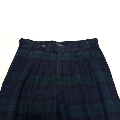 【USED】90's Polo by Ralph Lauren BLACKWATCH TROUSERS