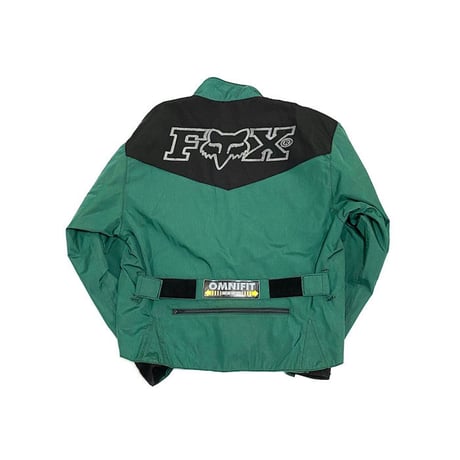【USED】90'S FOX NYLON BIKER JACKET MADE IN FINLAND