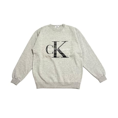 【USED】90'S CK CALVIN KLEIN JEANS LOGO SWEATSHIRT
