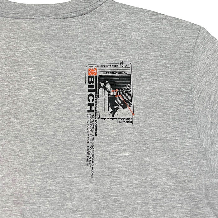 bitch skateboards Tシャツ バーガンディ 90s bitch skateboards border T-shirt | 古着屋 grin days