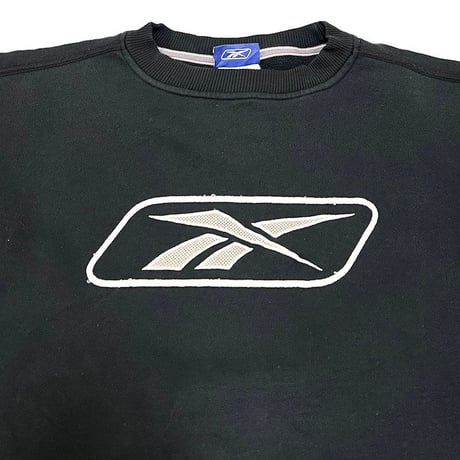 【USED】90'S-00'S REEBOK VECTOR LOGO SWEATSHIRT
