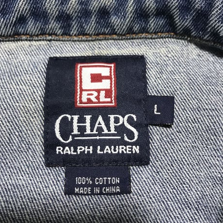 【USED】90'S CHAPS RALPH LAUREN DENIM JACKET