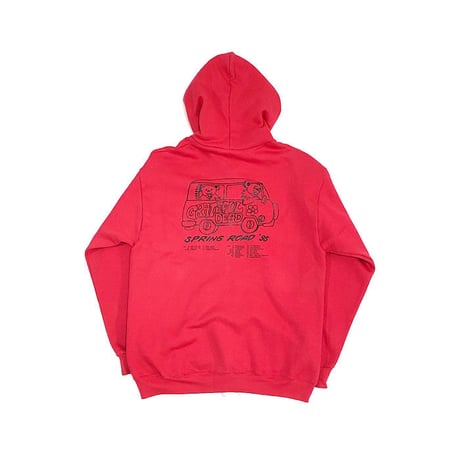 【USED】90'S  GRATEFUL DEAD 95 SPRING ROAD TOUR ZIP HOODIE
