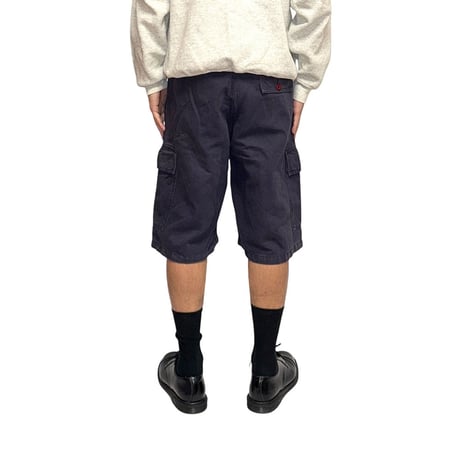 【USED】90's ARMANI JEANS DRY COTTON CARGO SHORTS