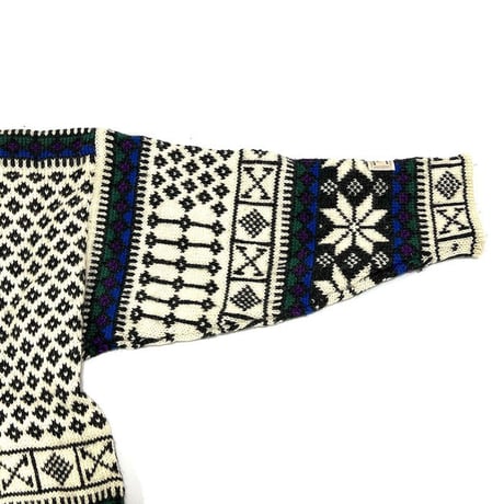【USED】80'S DALE OF NORWAY WOOL SWEATER