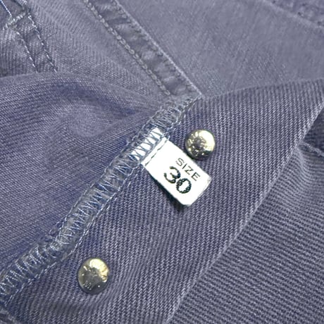 【USED】80's ARMANI JEANS “NATURAL” Hemp Patch Pants
