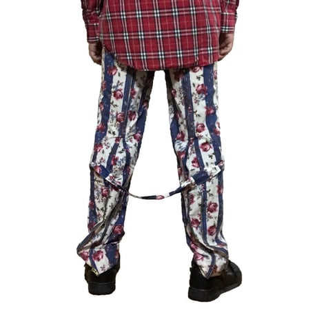 【USED】90'S VIVIENNE WESTWOOD "EROTIC ZONES" ROSE BONDAGE PANTS