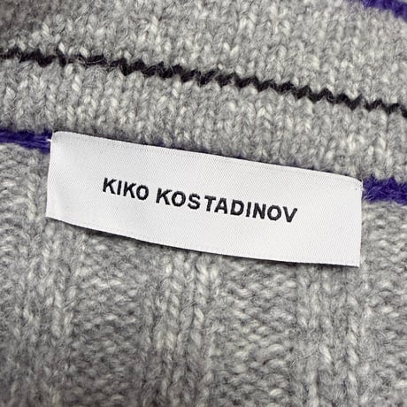 【USED】Kiko Kostadinov 22AW "Brutus Jumper" Asymmetric Ribbed Knit Sweater