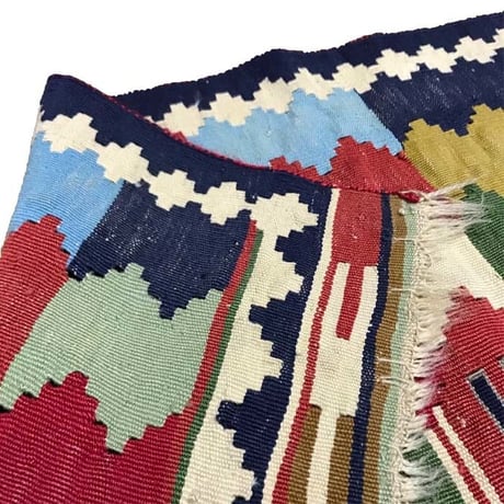 【USED】VINTAGE HANDMADE OLD KILIM OF IRAN