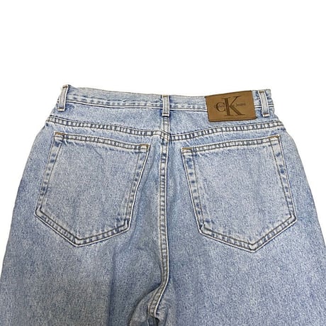 【USED】90'S CK CALVIN KLEIN JEANS DENIM PANTS MADE IN USA