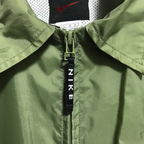 【USED】90'S NIKE NYLON JACKET MATCHA