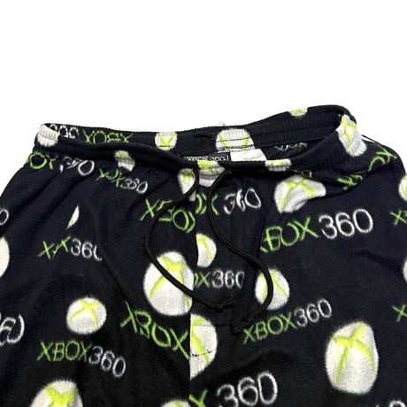 【USED】00's Microsoft XBOX 360 FLEECE PAJAMA PANTS
