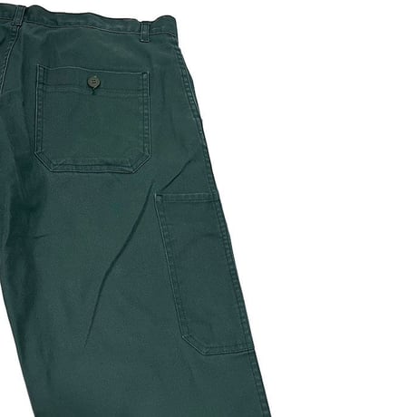 【USED】70'S-80'S FRENCH WORK PANTS DEEP GREEN