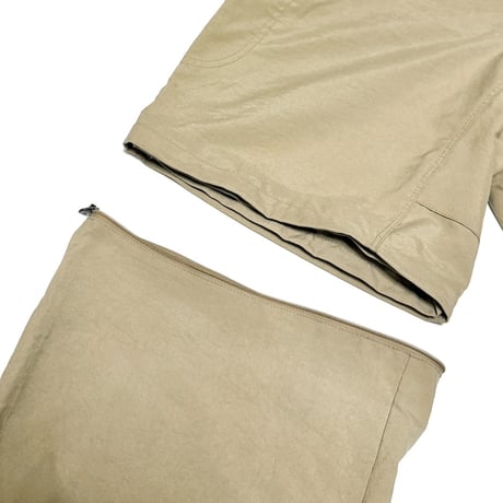 【USED】00's NIKE ACG Convertible Tech Utility Pants Beige