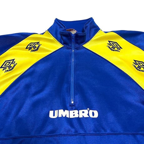 【USED】90'S UMBRO HALF ZIP TRACK PULLOVER JACKET
