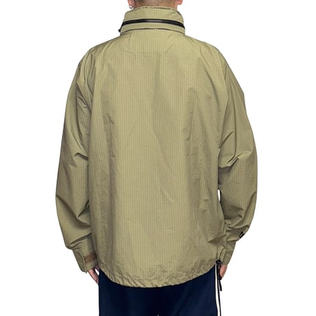 【USED】90's Levi's ALASKA Olive Ripstop Nylon Zip Jacket