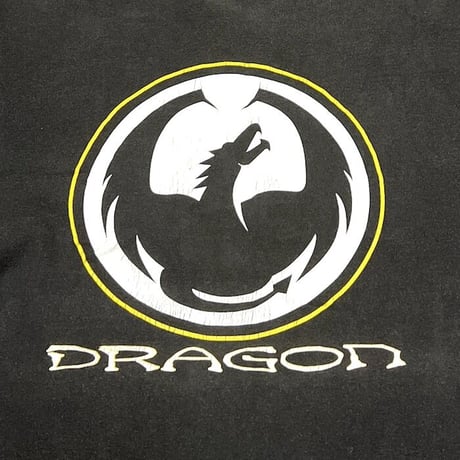 【USED】90'S-00'S DRAGON CENTER LOGO T-SHIRT