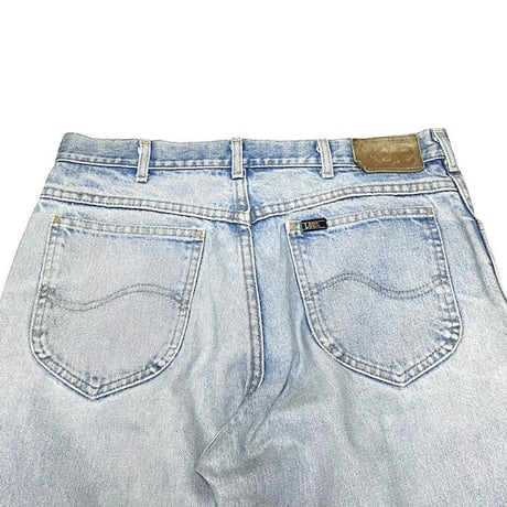 【USED】90'S LEE DAMAGED DENIM PANTS