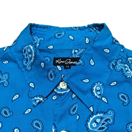 【USED】00'S KIM JONES PAISLEY SHIRT