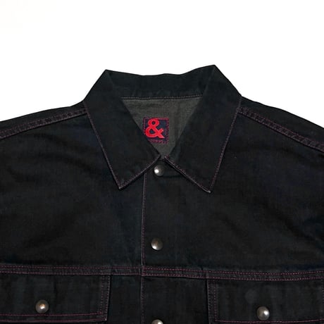 【USED】90's-00's & DOLCE & GABBANA DENIM JACKET BLACK