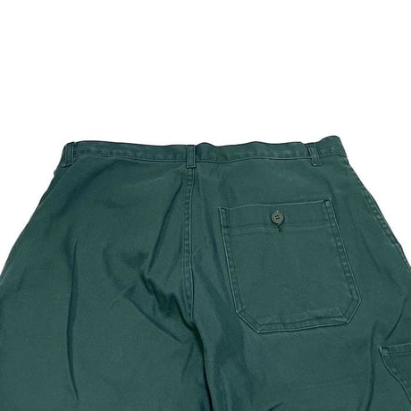 【USED】70'S-80'S FRENCH WORK PANTS DEEP GREEN