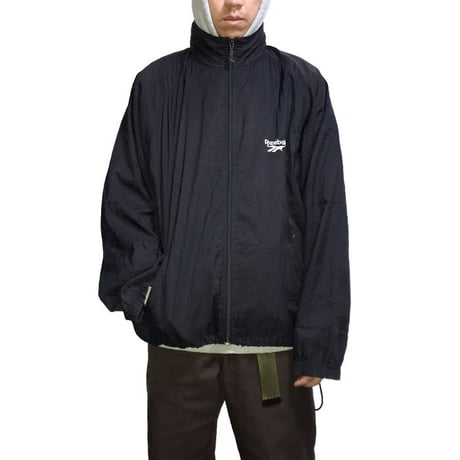 【USED】90'S REEBOK EMBROIDERED VECTOR LOGO NYLON JACKET