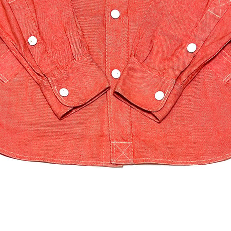 【USED】70's UNKNOWN VINTAGE 4-POCKET SHIRT