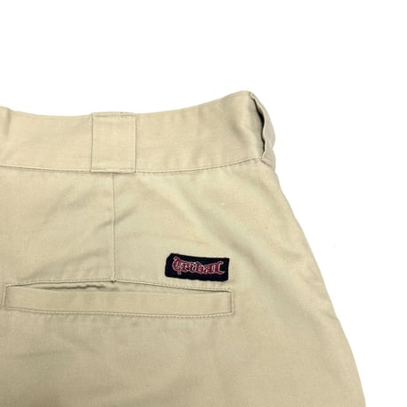 【USED】90's-00's Tribal CHINOS Wide Chino Shorts Beige