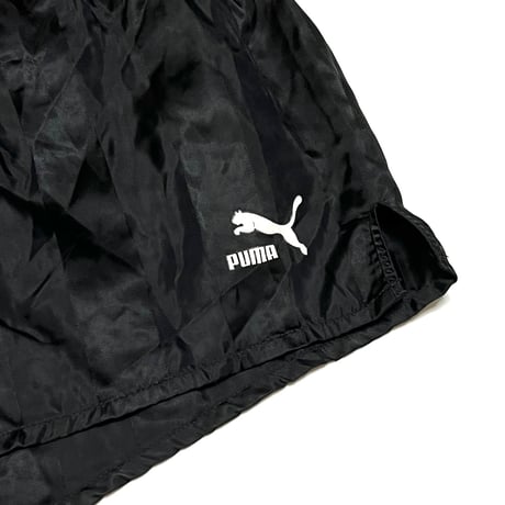 【USED】80's PUMA RUNNING SHORTS BLACK