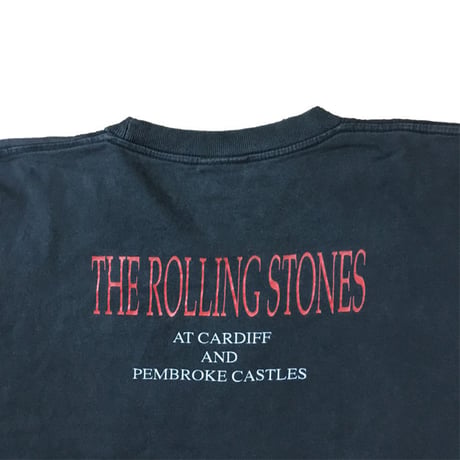 【USED】90'S ROLLING STONES "CARDIFF AND PEMBROKE CASTLES" TOUR T-SHIRT