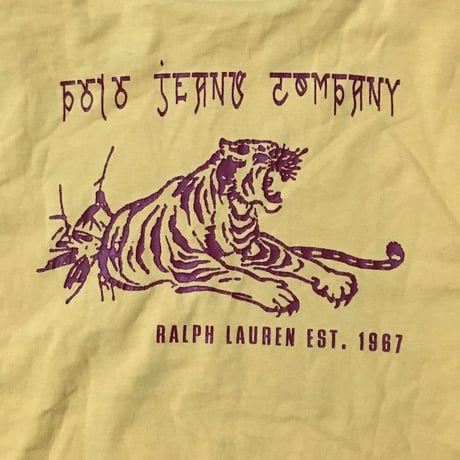 【USED】90'S POLO JEANS ORIENTAL L/S T-SHIRT