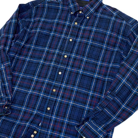 【USED】00'S PENDLETON TARTAN CHECK WOOL SHIRT