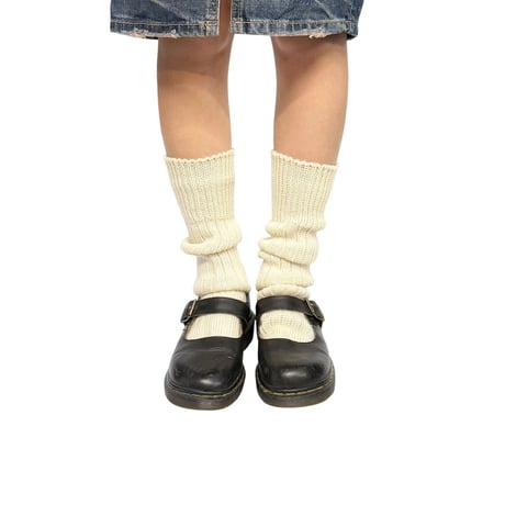 【DEAD STOCK】70's fal ITALY KNIT SOCKS