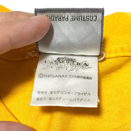 【USED】90'S COSPA NEON GENESIS EVANGELION DEATH AND REBIRTH T-SHIRT