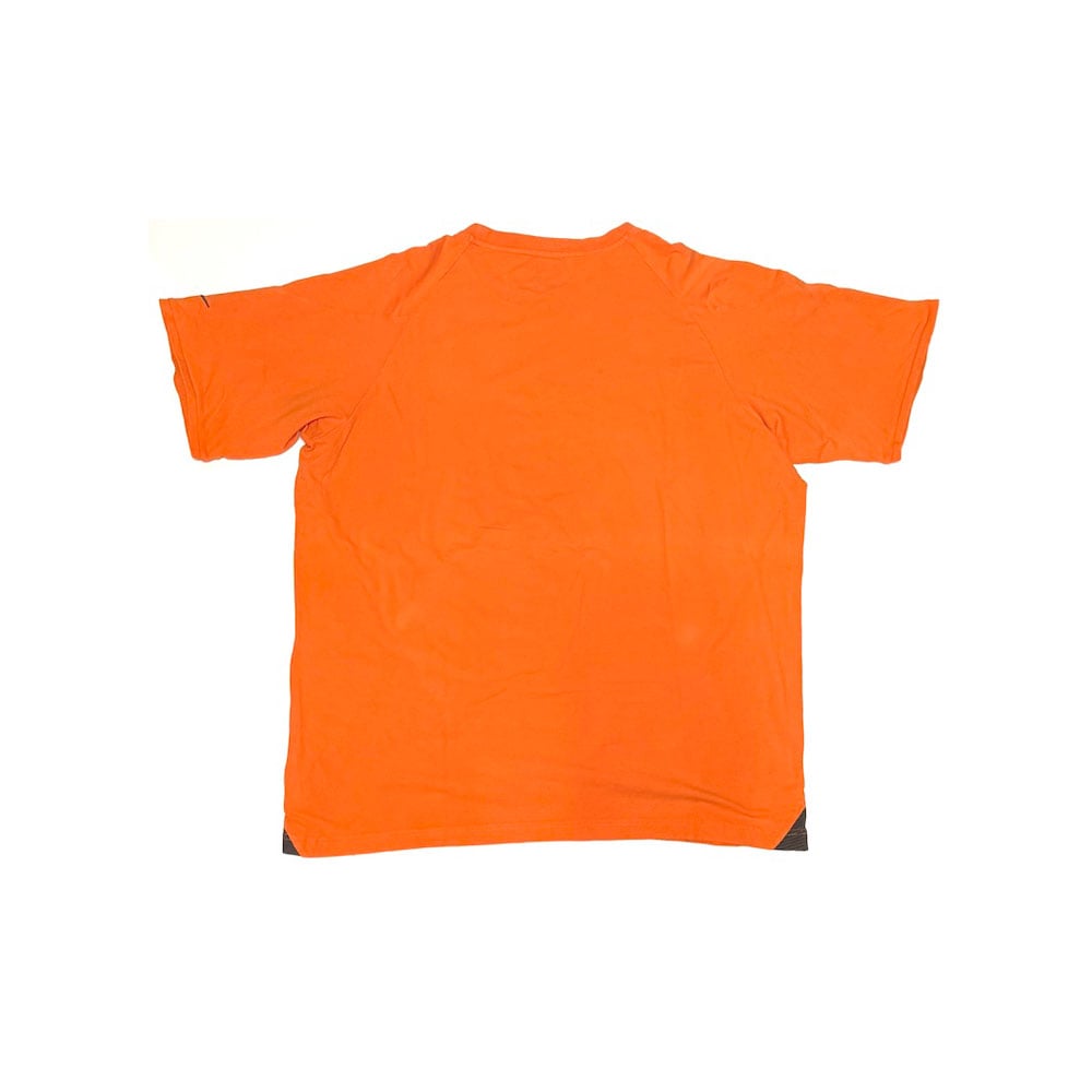 USED】00's EURO NIKE SHOX TECHNICAL T-SHIRT ORA
