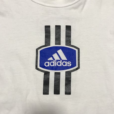 【USED】90'S  ADIDAS 3-STRIPES LOGO T-SHIRT