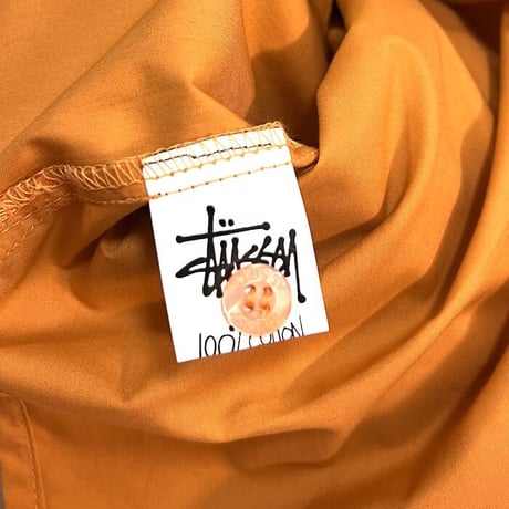 【DEAD STOCK】00'S STUSSY ORANGE SHIRT
