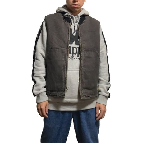 【USED】90'S CAT DUCK ZIP VEST