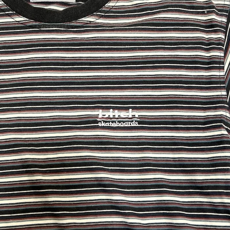 USED】90'S BITCH SKATEBOARDS BORDER T-SHIRT | K USED】90'S BITCH SKATEBOARDS BORDER T-SHIRT | K