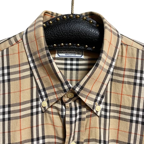 【USED】90'S BURBERRYS NOVA CHECK B.D SHIRT