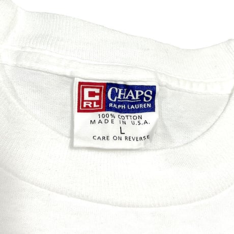 【USED】90'S CHAPS RALPH LAUREN SNORKELING PACKAGE T-SHIRT