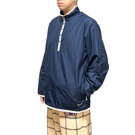 【USED】00'S NIKE  ZIP USA LOGO PULLOVER WINDBREAKER